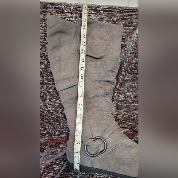 Women's WIDE FIT Sasha Tall Boot - gray | CLOUDWALKERS size 9 - Picture 3 of 6